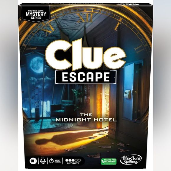 Clue Escape: The Midnight Hotel Board Game, Clue Escape Room Game - Picture 1 of 13